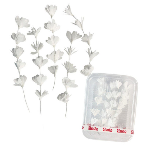 Вафельный декор Веточка сакуры 5 шт Slado