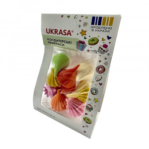 Безе асорті в помаранчево-жовтих відтінках d 25 мм 9 шт Украса