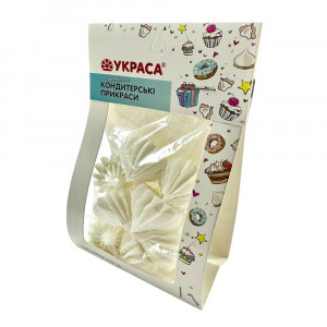 Безе біле d 25 мм 9 шт Украса