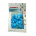 Безе однотонне блакитне d 25 мм 9 шт Украса