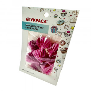 Безе однотонне фуксія d 25 мм 9 шт Украса