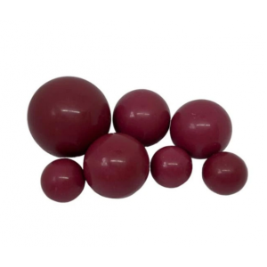 Шоколадные Сферы бордовые 7 шт