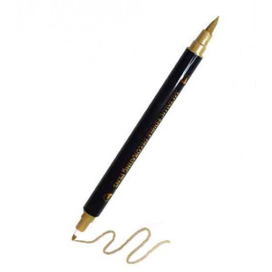 Маркер пищевой двусторонний металлик золотой