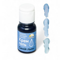 Барвник гелевий жиророзчинний Синій льон Confiseur 15 г