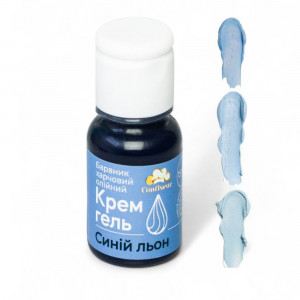 Барвник гелевий жиророзчинний Синій льон Confiseur 15 г