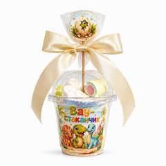 Вау-стаканчик BEZE KIDS Динозаври