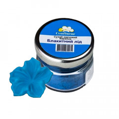 Сухий порошковий барвник жиророзчинний Блакитний лід Confiseur 4 г