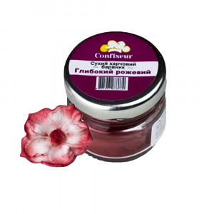 Сухий порошковий барвник жиророзчинний Глибокий рожевий Confiseur 4 г Сухий порошковий барвник жиророзчинний Глибокий рожевий Confiseur 4 г