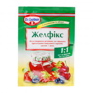 Желфикс 1:1 с пектином из яблок Dr.Oetker, 20г