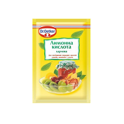 Лимонная кислота Dr.Oetker, 8г