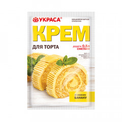 Крем для торта со вкусом Банана 70 г Украса
