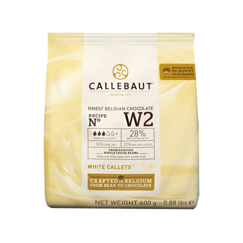 Шоколад белый Barry Callebaut 28% Бельгия 400 г