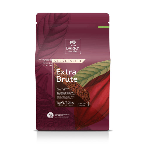 Какао-порошок алкализированный Extra-brut Cacao Barry 1 кг