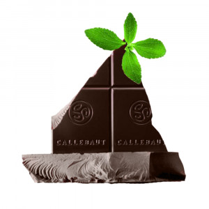 Шоколад темный Barry Callebaut без сахара с диетическим волокном и Стевией 83.9% Бельгия 500 г