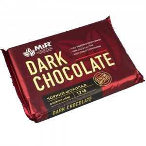 Шоколад тёмный Mir Chocolate 58% плитка 1.2кг