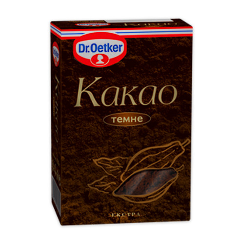 Какао-порошок натуральний темний Dr.Oetker, 100г