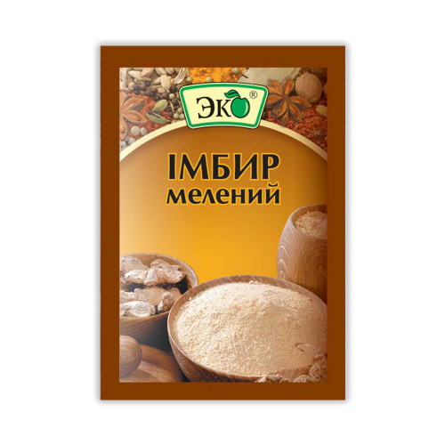 Імбир мелений ЭКО 20г