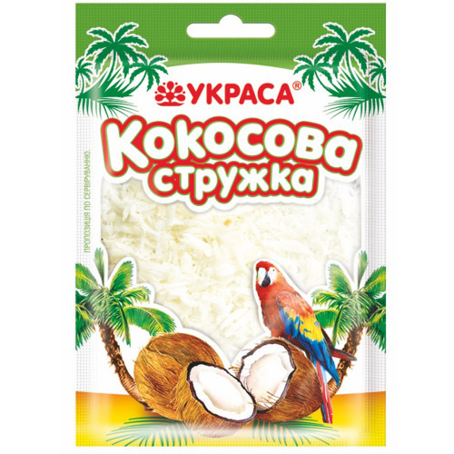 Кокосовая стружка белая 100 г ТМ Украса