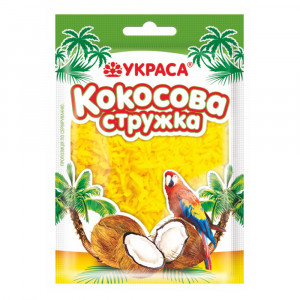 Кокосовая стружка желтая 25 г ТМ Украса