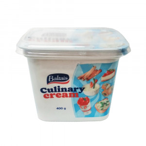 Крем-сир кулінарний Baltais Culinary Cream 24% 0,4 кг