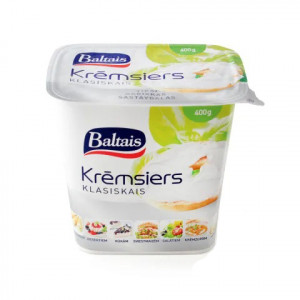 Крем-сир Baltais Classic 17,8% 0,4 кг