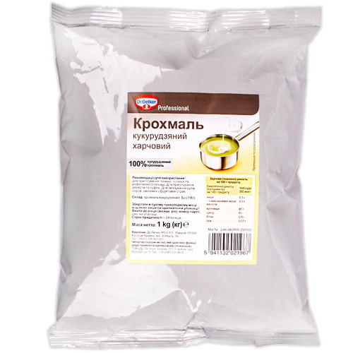 Крохмаль кукурудзяний Dr.Oetker, 1кг	