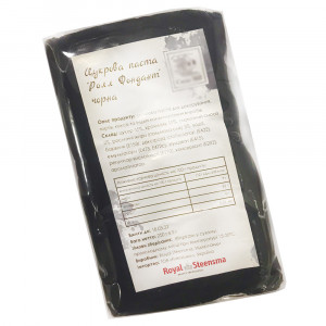 Мастика универсальная Черная Royal Steensma Roll Fondant 250 г