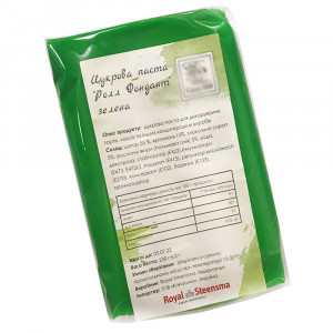 Мастика универсальная Зеленая Royal Steensma Roll Fondant 250 г