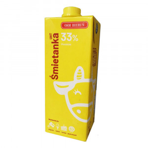 Сливки животные OSM Bierun 33% 1 л