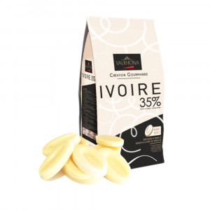 Шоколад білий Ivoire 35%, Valrhona, 100 г