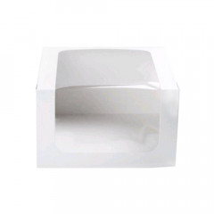 Коробка для торта з віконцем 25х25х20 см
