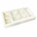 Коробка для моти и десертов Белая 15,5 х 21,5 х 3,5 см
