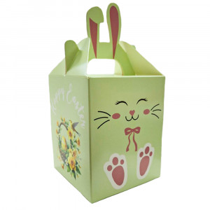 Коробка для паски Вушка Салатова 12х12х15 см