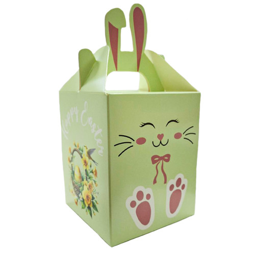 Коробка для паски Вушка Салатова 12х12х15 см