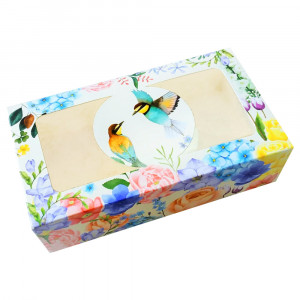 Коробка для десертів 11,5*20,5*5 см, Весняні пташки