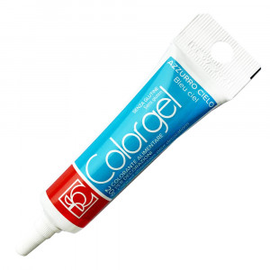 Краситель гелевый голубой Modecor Azzurro Cielo 20г