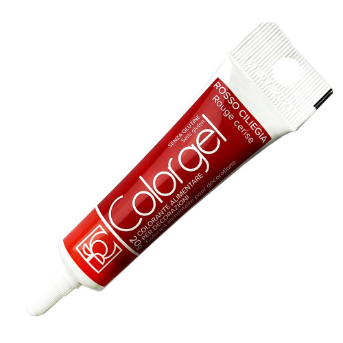 Барвник гелевий бордовий Modecor Rosso Ciliegia, 20г