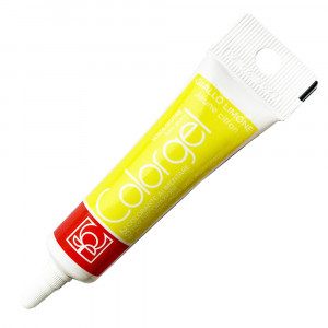 Краситель гелевый желтый Modecor Giallo Limone 20г