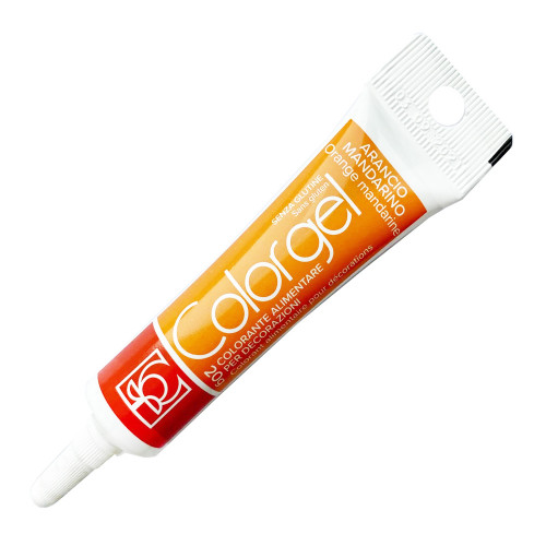 Краситель гелевый оранжевый Modecor Arancio Mandarino 20г
