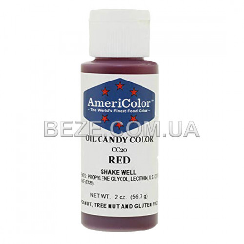 Краситель для шоколада Americolor красный