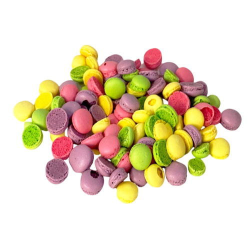Капли макаронс из миндальной меренги Микс 50 г
