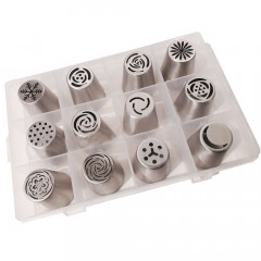 Набір кондитерських насадок Тюльпан 12 шт