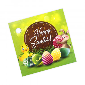 Бирки для подарков Happy Easter 5шт