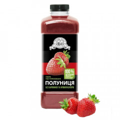 Полуниця пюре пастеризоване 10% цукру Fruity Land 1 кг