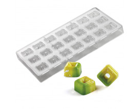 Форма для конфет Пралине Iconic Square PC51 Pavoni 21 шт