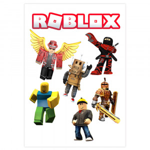 Вафельна картинка герої Roblox