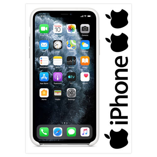 Вафельная картинка iPhone большой