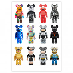 Вафельна картинка відомі персонажі Bearbrick