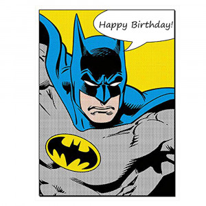 Вафельная картинка Бэтмен Happy Birthday!
