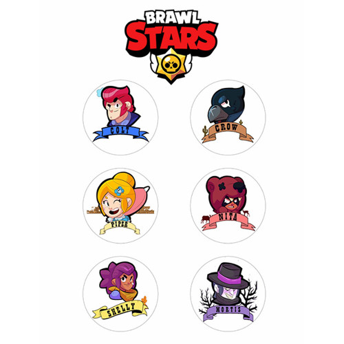 Вафельная картинка Brawl Stars